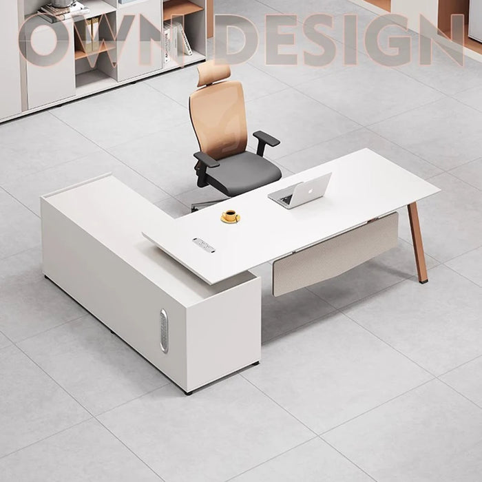 Drawers Luxury Office Desk Reception Writing Executive Desktop Office Desk Meeting Tabla Para Escritorio Modern Furniture