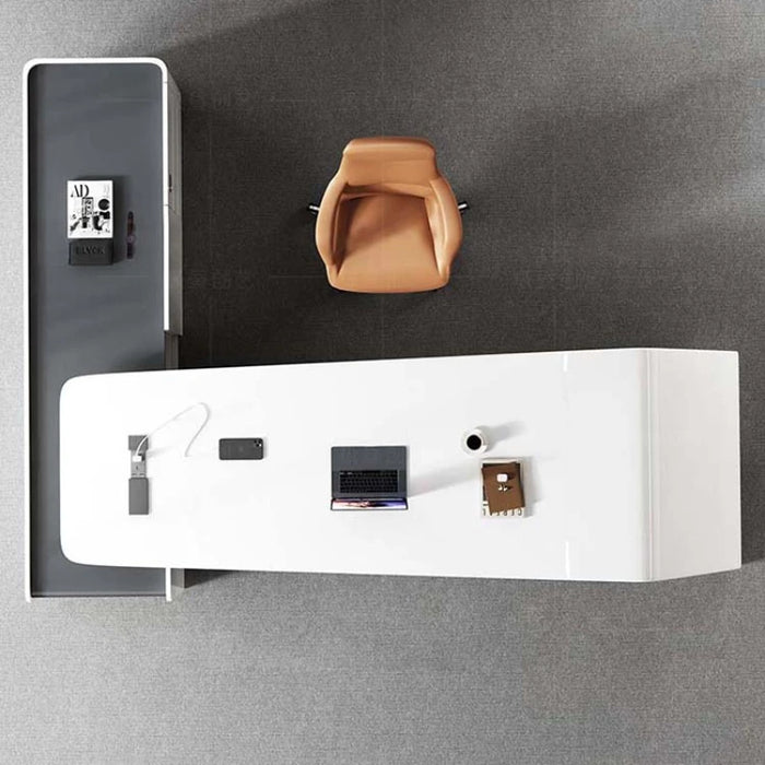 Wide Standing Office Desks Organiser Storage Executive Laptop Computer Desks White Drawers Mesa Ordenador Modern Furniture