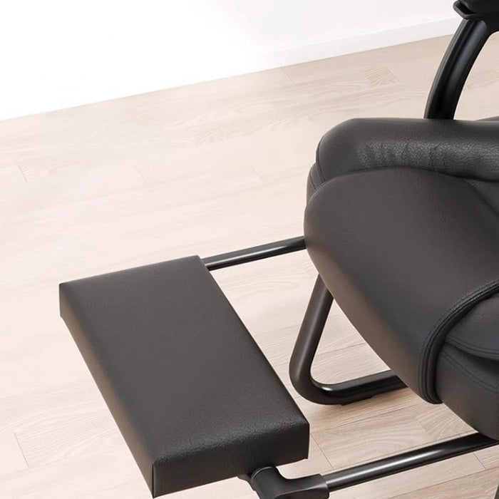 Leather Recliner Office Chair Armchair Editor Conference Relaxing Design Chair Modern Foot Rest Chaise De Bureau Office Supplies