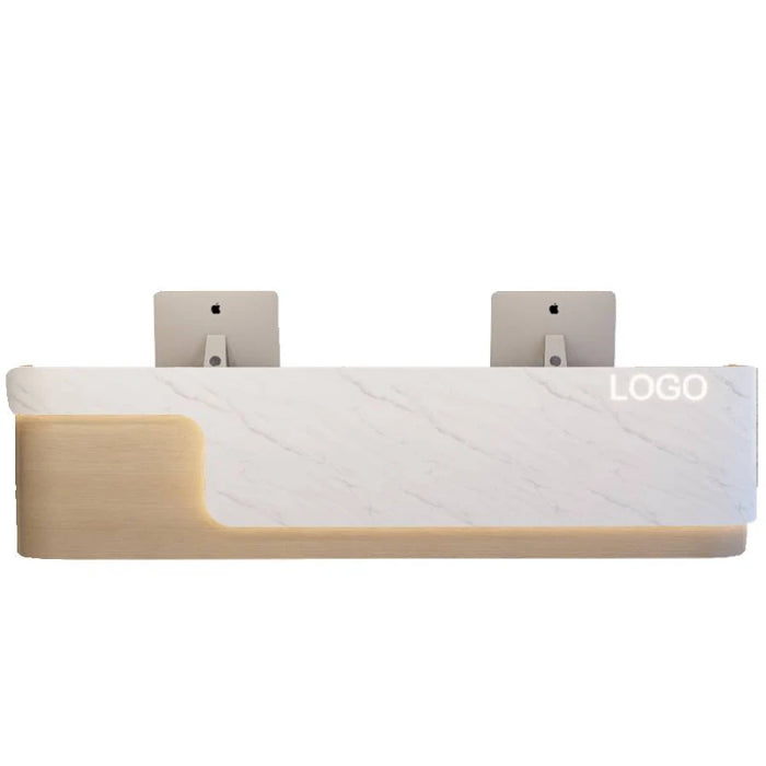 Store Luxury Reception Desk Front Barbershop Checkout Hotel Conference Modern Reception Desk Office Comptoir Accueil Furniture