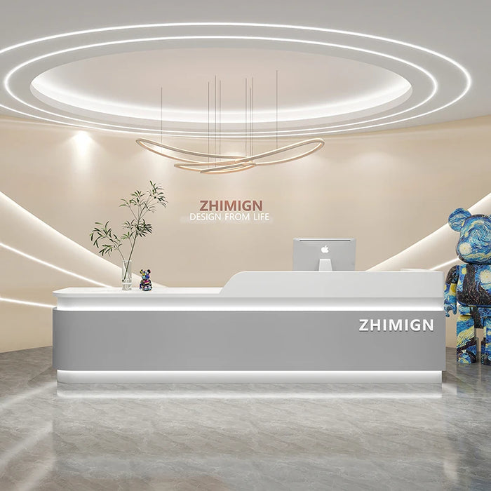 Office Front Reception Desks Cashier Shop Checkout Service Reception Desks Commercial Bancone Reception Minimalist Furniture