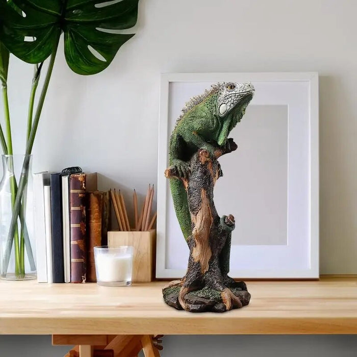 Lizard Statues Vivid Eco-Friendly Tabletop - Home Decor Items - Unique Tabletop Decor