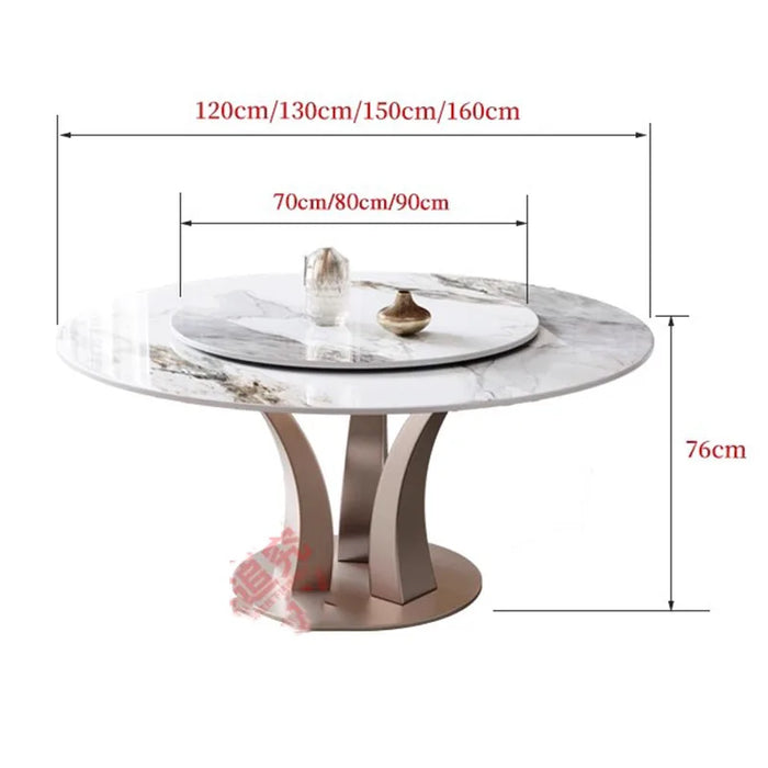 Console Restaurant Dining Table Coffee Mobile Marble Round Dining Table Desk Luxury Muebles Para El Hogar Kitchen Furniture