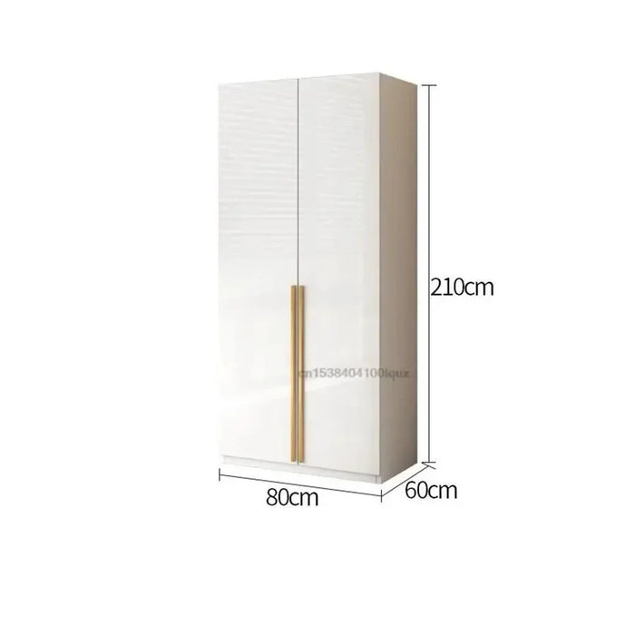 Modern Wardrobe In White Cabinets Including Versatile Storage UV Board Nordic Furniture Combination Home Luxury Closet GY50GM