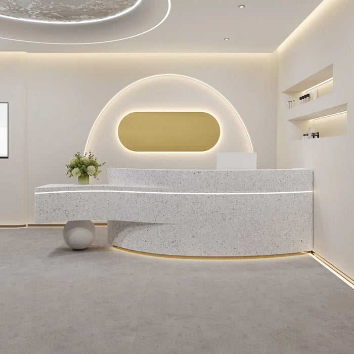 Spa Store Reception Desk Cashier Clothing Shop Advisory Front Clinic Modern Service Desk Mobile Comptoir De Caisse Furniture