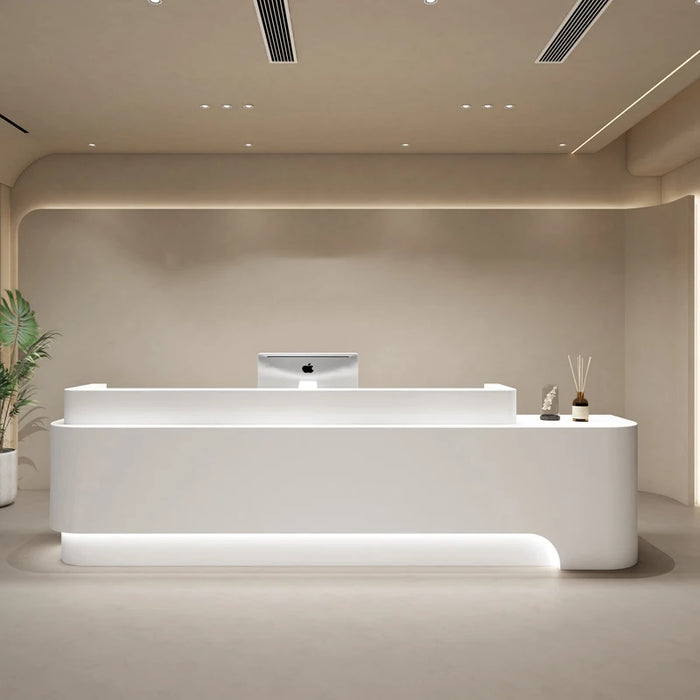 Checkout Front Desk Reception Counter Office Hotel Front Desk Beauty Salon Spa Modern Comptoir De Caisse Boutique Shop Furniture