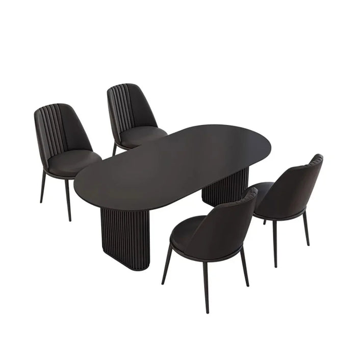 Black Organizer Dining Table Minimalist Design Hotel Lobby Dining Table Center Legs 75cm Muebles De Cocina Outdoor Furniture