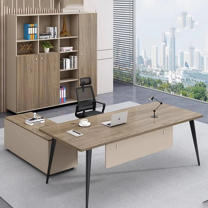 Drawers Bookshelf Office Desk Storage Standing Executive Art Computer Desks Supplies Modern Mesa De Computador Home Furniture