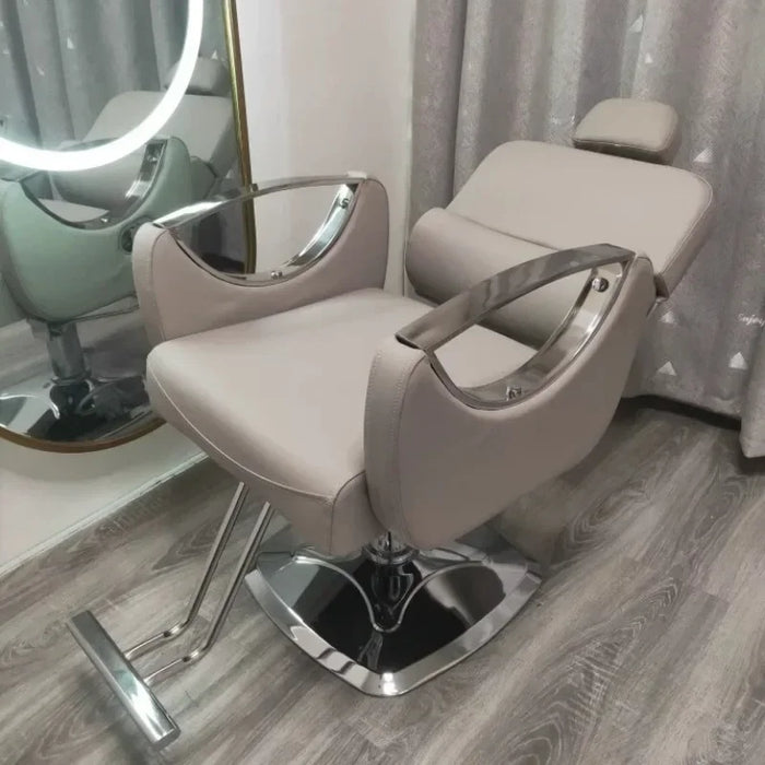 Professional Pedicure Barbers Armchairs Stylist Aesthetic Hairdressing Chair Backrest Mocho Cadeira Barber Equipment MQ50BC