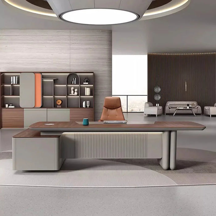 Executive Meeting Office Desk Drafting Corner Cheap School Modern Office Desk Luxury Tavolo Da Lavoro Fashionable Furniture HDH