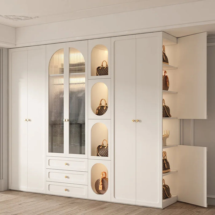 Modular Hanger Wardrobe Space Saving Cupboard Baby Mobile Open Bedroom Wardrobe Clothes Armoires De Vetement Home Furniture HDH