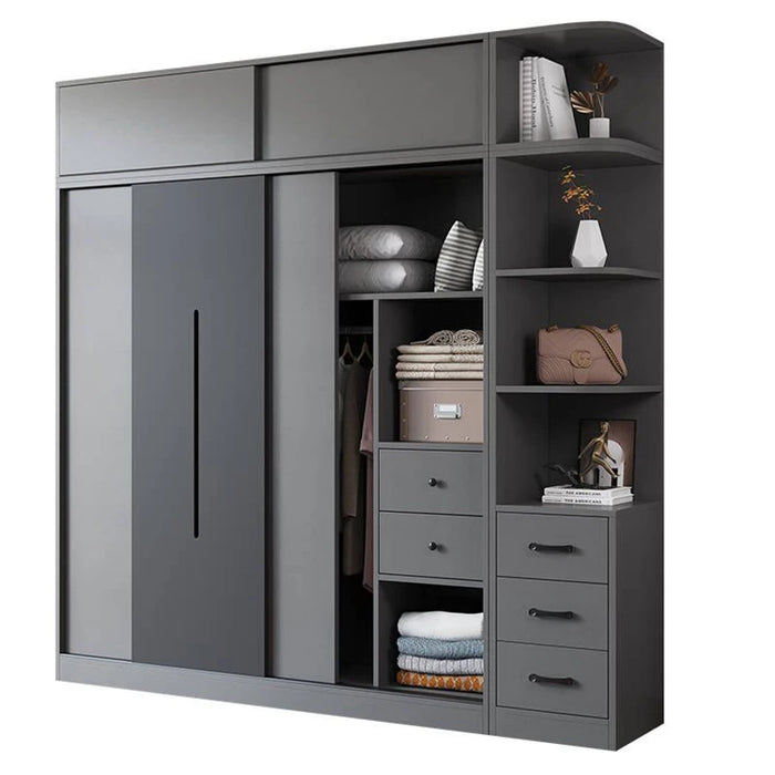 Bedroom Space Saving Wardrobe Mobile Storage Storage Cabinet Cabinet Organizer Armario Portatil Para Ropa Home Furniture DWH