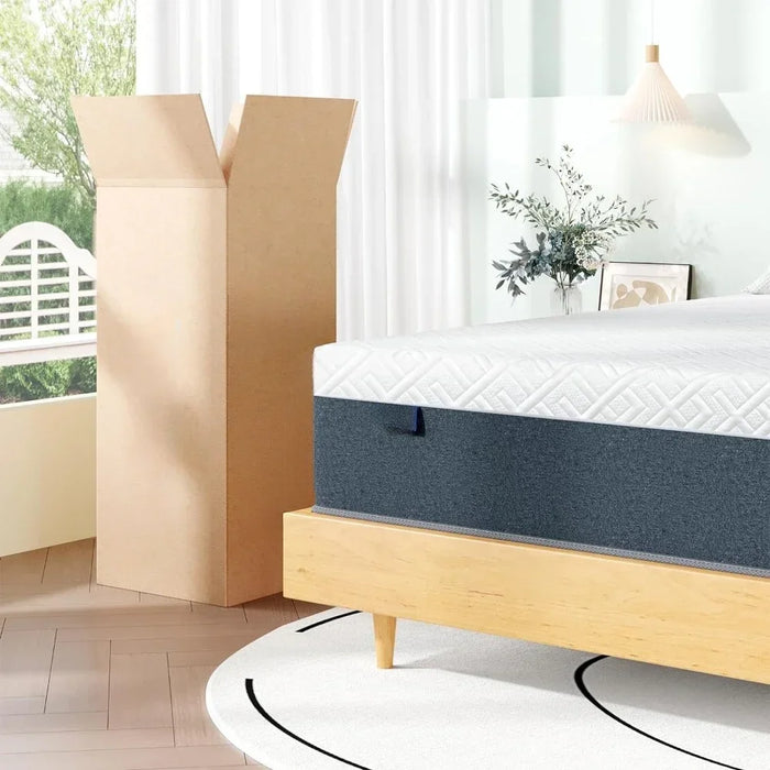 10 Inch Green Tea Memory Foam Mattress in a Box Medium Firm Queen Size Mattress for Cool Sleep & Pressure Relief Bed Mattresses