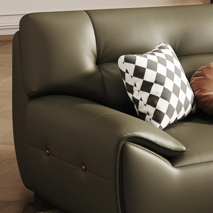 European Fashionable Living Room Sofa Leather Ergonomic Reading Soft Living Room Sofa Waterproof Recliner Canape Salon Furniture