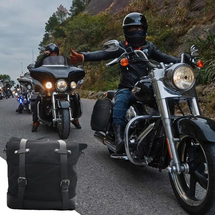 Motorcycle Saddlebag For CMX500 Side Saddle Bag PU Waterproof Saddlebags For Honda Rebel CMX500 250 300 350 500 1100 For Yamaha