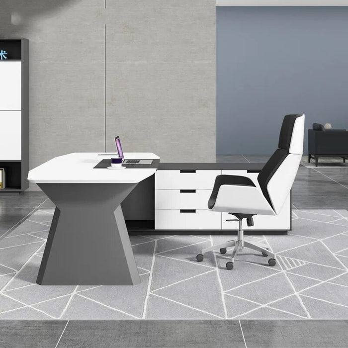 Luxury Office Desk Standing Bedroom Storage Standing Writing Desk Workstation Drawers Scrivania Con Cassetti Modern Furniture