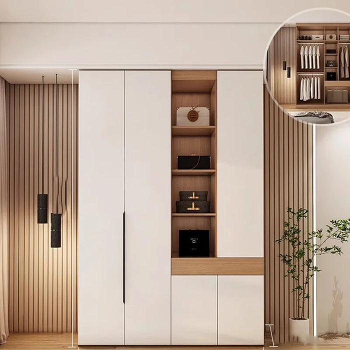 Clothes Bedroom Wardrobe Modular Cabinet Binders Hangers Organizers Wardrobe Display Meuble De Rangement Home Furniture HDH