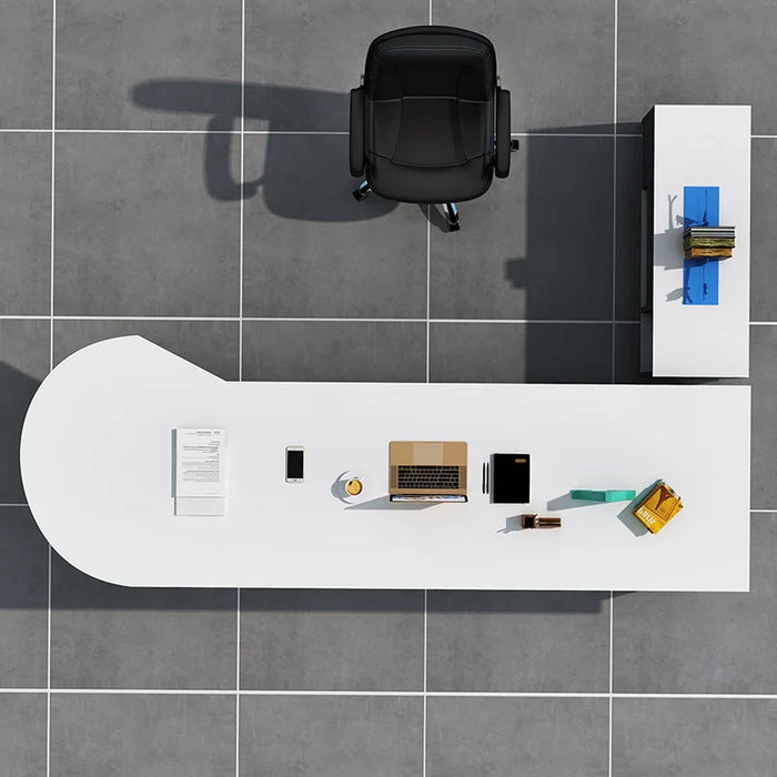 Supplies Setup Office Desk Reception Conference Luxury Writing Computer Desks Executive Modern Mesa De Computador Furnitures