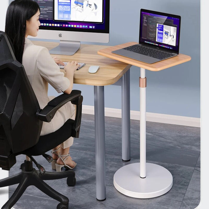 Home Convenience Laptop Stand Lifting Mobile Folding Table Angle Adjustment Computer Table Multi-scene Applicable To Office Desk