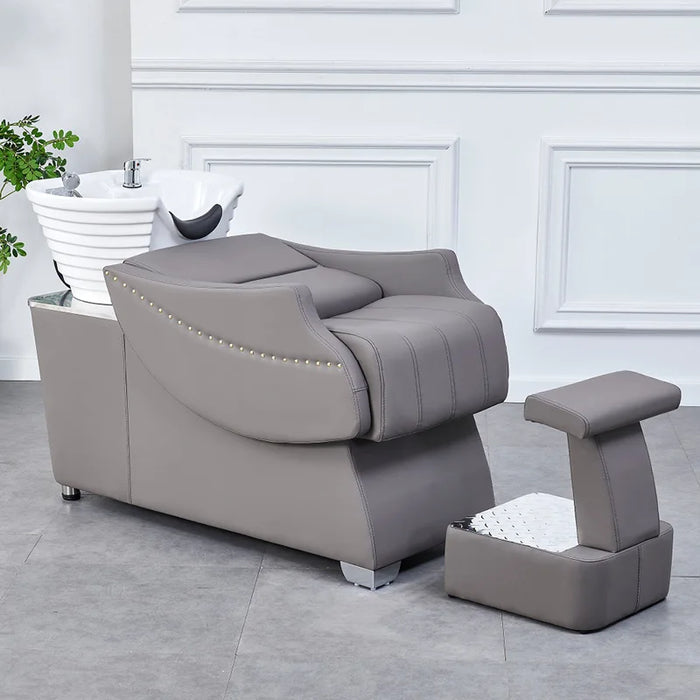 Beauty Hairdressing Shampoo Chairs Hair Shower Hair Sink Shampoo Chairs Makeup Big Fotel Fryzjerski Salon Furniture QF50SC