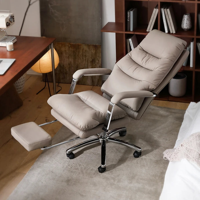 Computer Reclining Office Chairs Ergonomic Gaming Swivel Comfy Office Chairs Bedroom Metal Chaise Cadeira Office Gadgets JY50BG