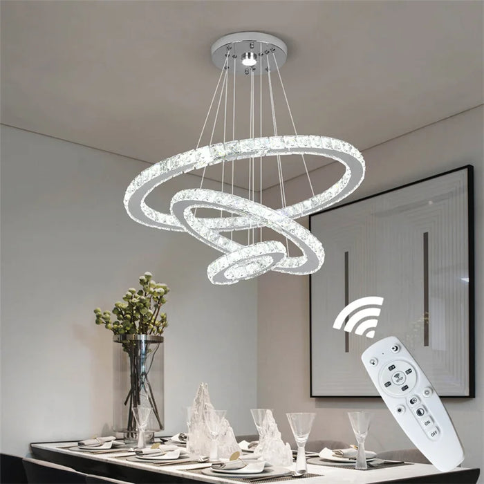 Modern Interior Crystal Chandelier Luxury Pendant Decorative Ceiling Lamp Bedroom Lighting Fixtures For Living Room Luminaria