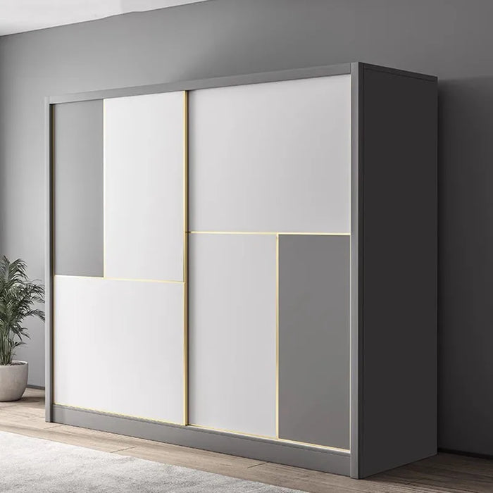 White European Wardrobe King Size Modern Room Organizer Wardrobe Drawers Multifunction Armario Para Ropa Bedroom Furniture