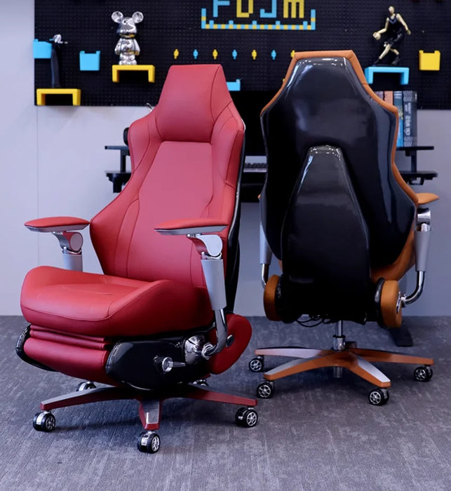 Smart esports Chair Men's and women's ergonomic rotating home computer chair Leather video game chair