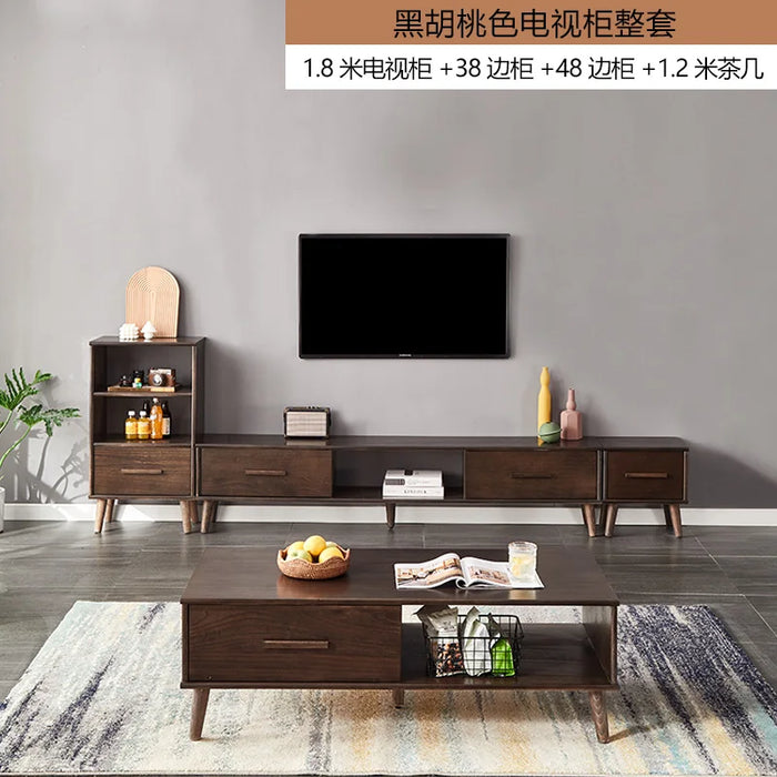 Bedroom Floor Tv Stands Solid Wood Shelves Pedestal Mainstays Tv Cabinet Modern Center Moveis Para Casa Living Room Furniture