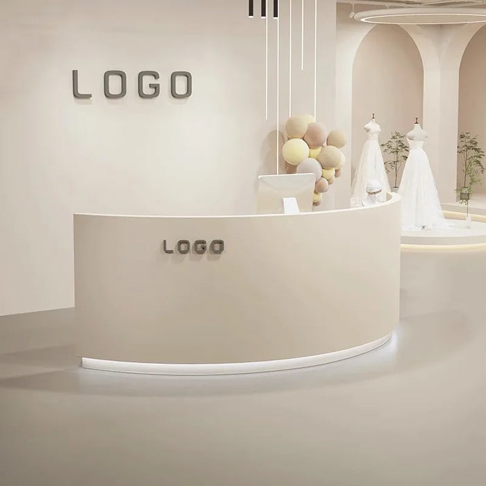 Office Grey Reception Desks Counter Salon Lectern Church Pulpit Reception Desks Cashier Mostrador Recepcion Luxury Furniture