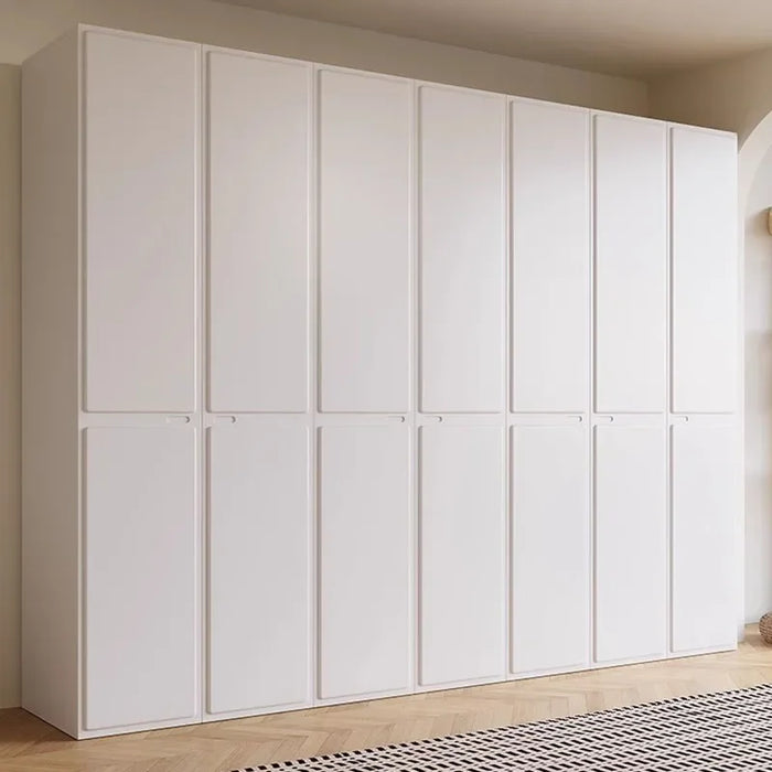 Bedroom Nordic Wardrobe White Storage Multifunction Wooden Wardrobe Clothes Organizer Armario Para Ropa Bedroom Furniture