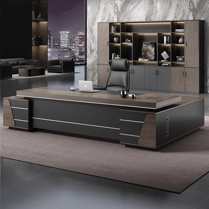 Light Luxury Boss Office Desk And Chair Combination Simple Modern CEO Desk Supervisor Desk Leader Office Computer Furniture
