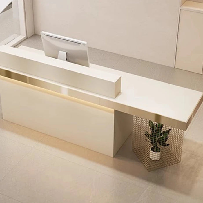 Counter Luxury Reception Desk Office Shop Gym Office Modern Information Reception Desk Cash Mostrador De Tienda Room Furniture