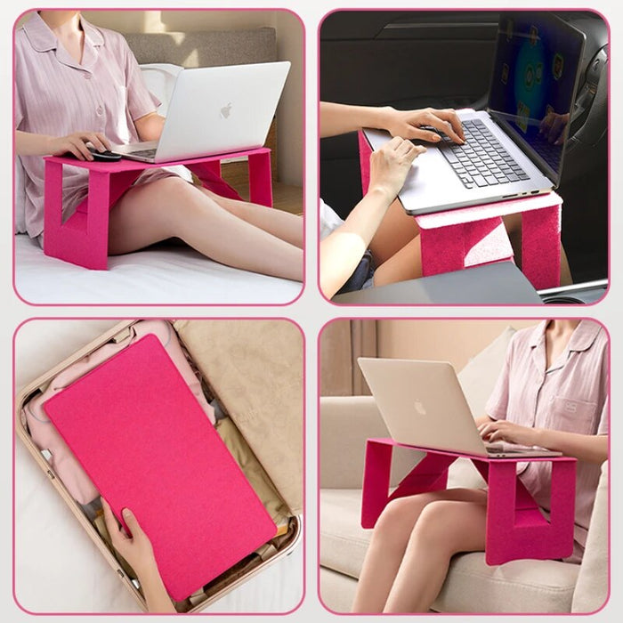 Ultra-thin Folding Table Home Office Bed Laptop Stand Student Dormitory Couch Table Tatami Bay Window Children's Reading Desk