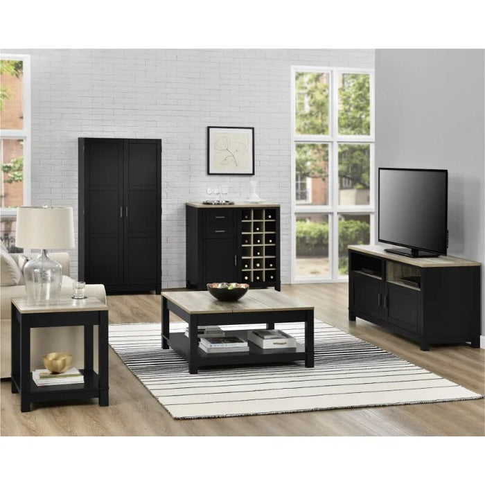 Better Homes & Gardens Langley Bay End Table, Black side table  living room furniture