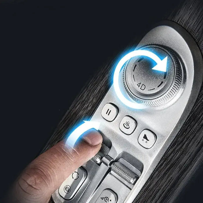 Jinkairui Luxury Zero-Gravity Intelligent Full-body Electric Massage Chair Bluetooth Music Heat , Cradle Knead Open Back Real 4D