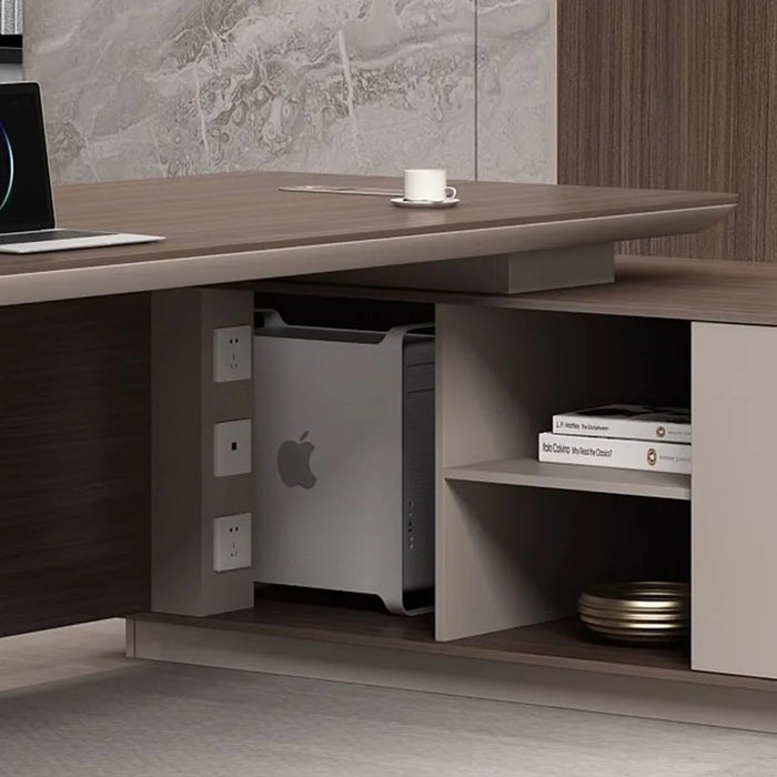 Luxury Executive Office Desk Drawers Writing Workbench Modern Office Desk Reception Scrivania Con Cassetti Home Furniture