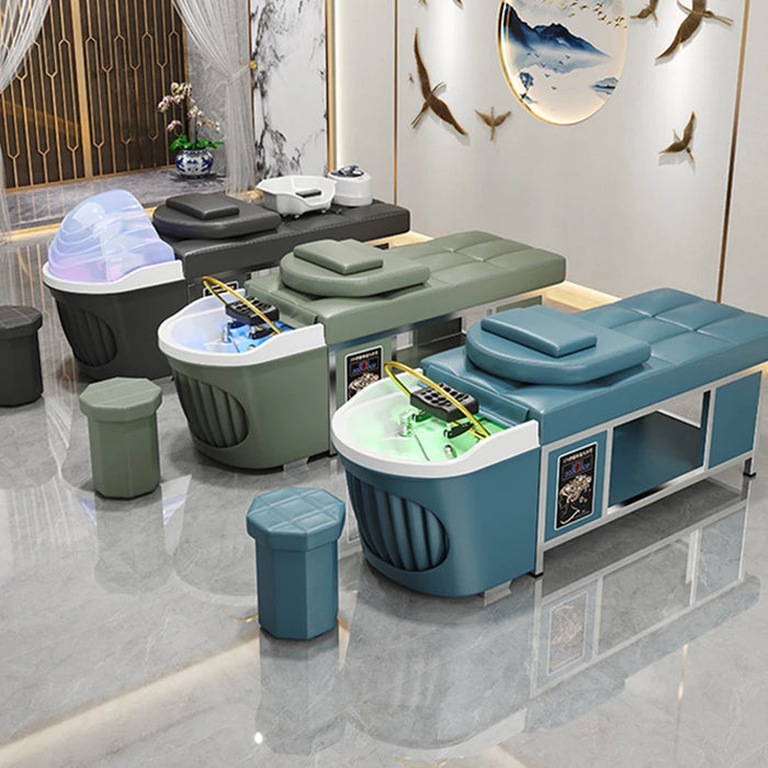 Simple Beauty Shampoo Chair Water Circulation Hair Washing Chair Fumigating Cosmetic Silla Peluqueria Hairsalon Furniture CY50XT