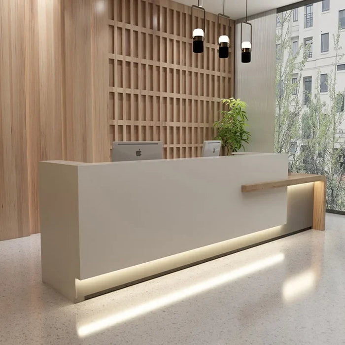 Modern Checkout Reception Desks Office Church Lectern Pulpit Reception Desks Futuristic Bureau Meuble Minimalist Furniture
