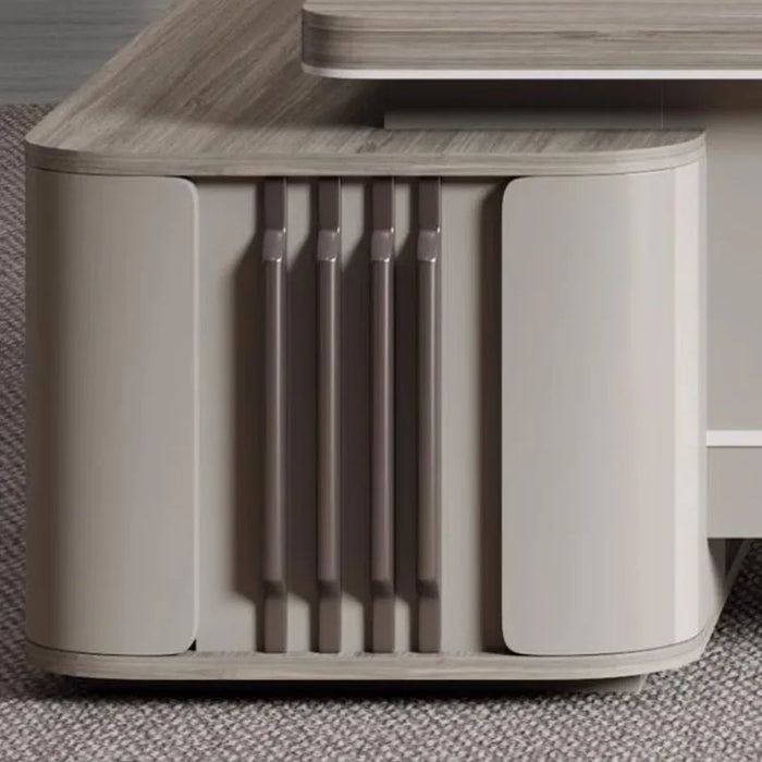 Modern Office Desk Executive Writing L Shaped Conference Wooden Console Shelves Standing Escritorio Gaming Office Furniture