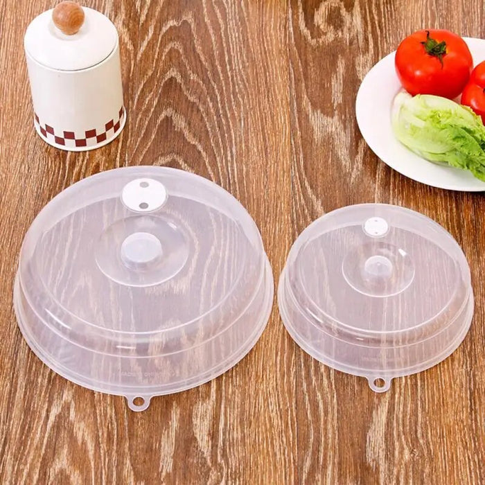 Transparent Round Plastic Bowl Lid - Microwave-Safe Storage Bowl with Lid