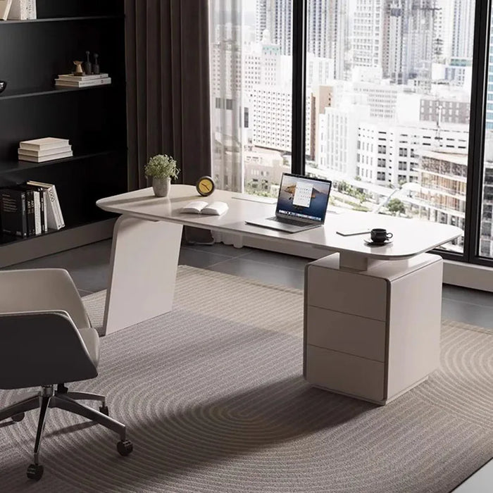 Modern Study Office Desk Executive Writing Filing Laptop Console Corner Office Desk Desktop Scrivania Legno Office Furniture HDH