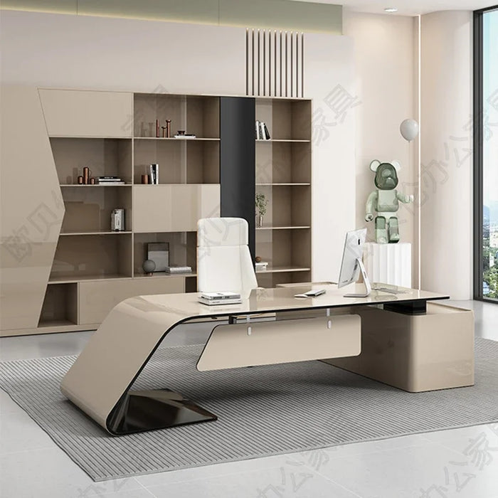 Corner Computer Desk Organizers Storage Reception Executive Office Table Drafting Organizer Mesa De Estudio Home Furniture