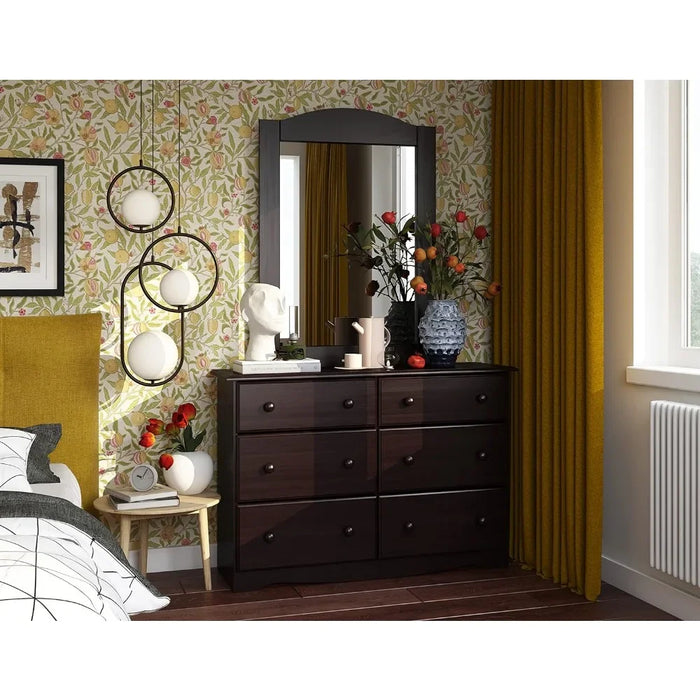 Storage Cabinet, Imports 100% Solid Wood Dresser, Honey Pine. Requires Assembly, 48" W X 33" H X 17" D, Dressers for Bedroom