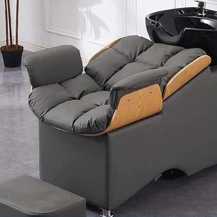 Shaving Hair Washing Bed Massage Beauty Salon Simple Hairdresser Chair Shampoo Nursing Kappers Stoel Hairsalon Furniture CY50XT