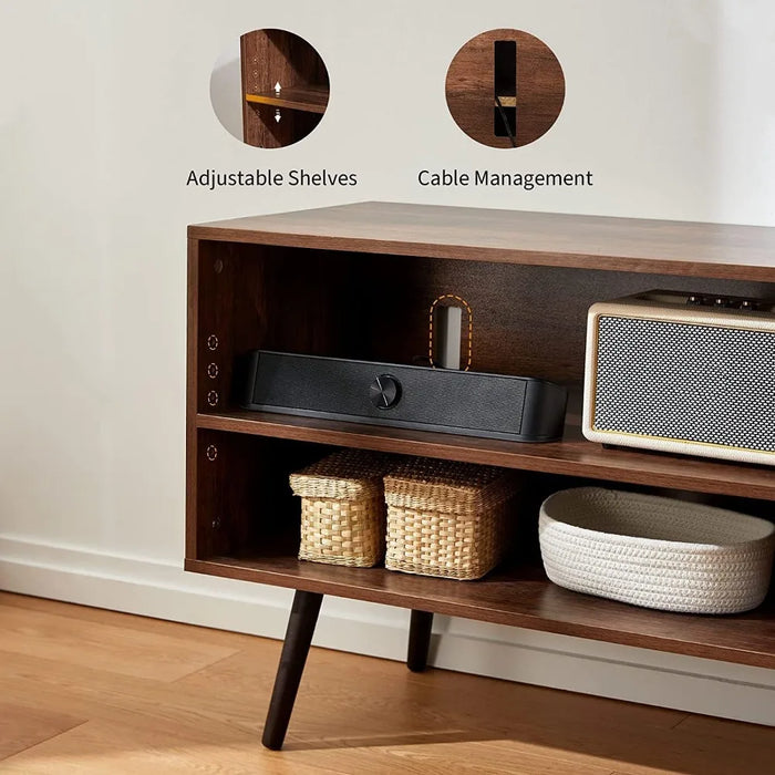 Living Room Wooden TV Cabinet for Living Room Bedroom TV Cabinet Up to 55 Inch Free Shipping Bracket Furniture