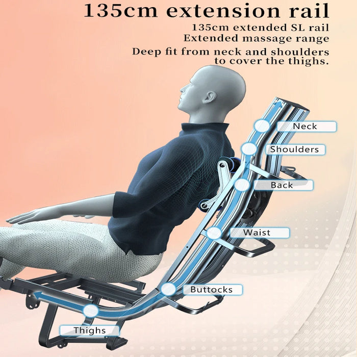 5D Massage Chair 2024 Luxury AI Voice Bluetooth Music Shiatsu Full Body 4D Zero Gravity Air Pressure Best Quality Chair Massage