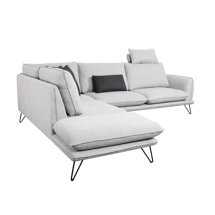 New Material Fabric Sofa Modern Furniture L Shaped Sofa Designs Living Room Corner Sofa Set Furniture