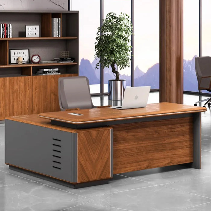 Corner Computer Desk Study Reception Writing Reception Office Desk Organizers Executive Mesa Para Compuatador Home Furniture