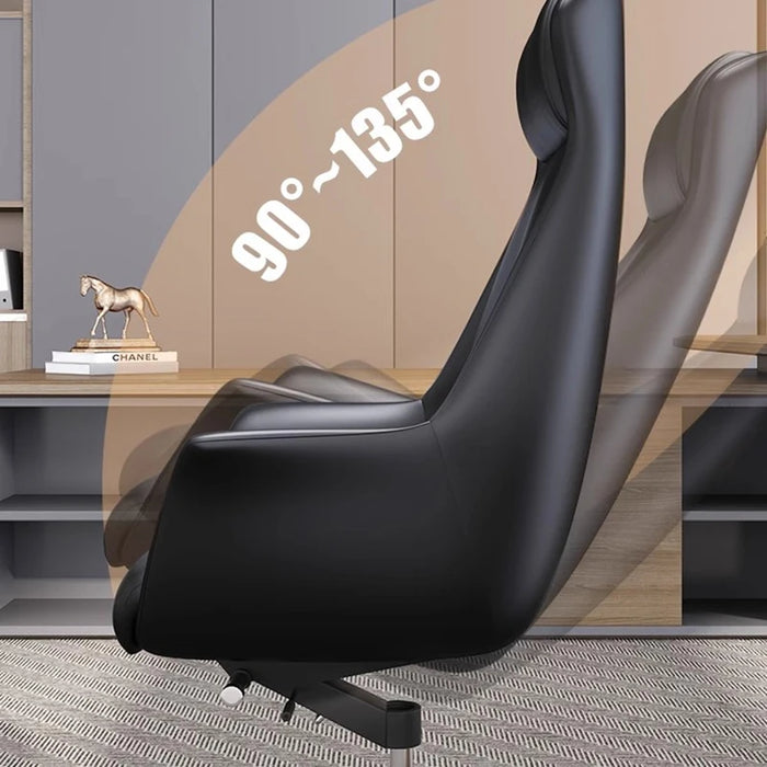 Recliner Ergonomic Office Chairs Computer Boss Leather Executive Chair Swivel Lift Comfy Silla Escritorio Office Furniture WKOC